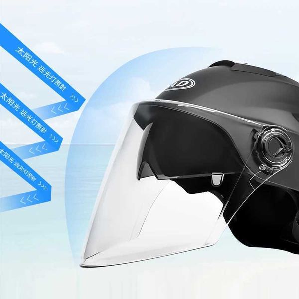 Motorradhelme V Elektrorollerhelm Sommer Vespa Chopper Motorradhelme Sicherheit Wasserfall Soman Urban Articles Damen Herren Moto EquipmentL240105