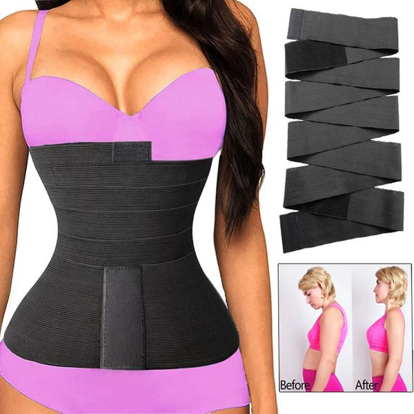 Shaper per la vita della pancia per le donne Sauna Cincher per il corpo Trimmer Cintura per il controllo Avvolgente Allenamento dimagrante Fascia per la pancia Shapewear 231120