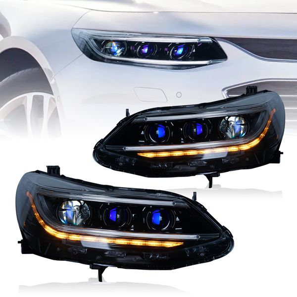 Faróis de carro para cruze 20 16-20 19 faróis luz de nevoeiro dia running luz drl led bi xenon lâmpada dianteira