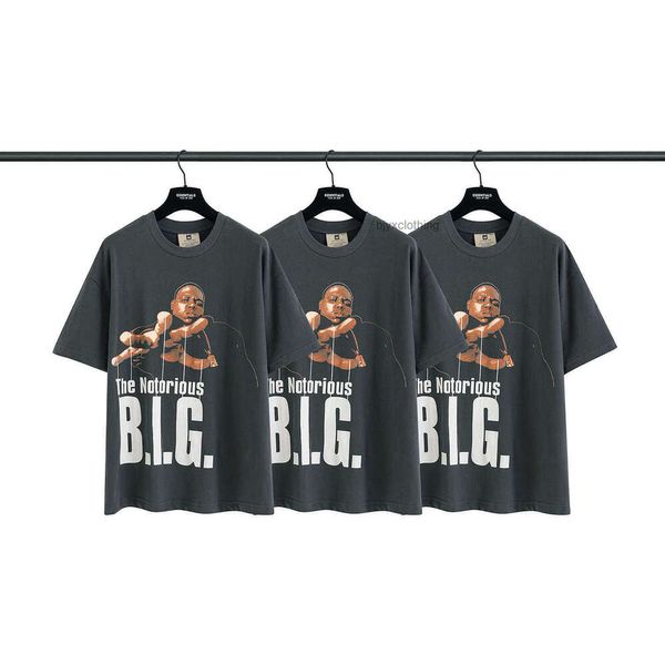 ESS Tees T-Shirts Modekleidung Vintage BIG Justin Biebers Jesus im Fegefeuer NEBEL Lose Luxus Designer High Street Kurzarm T Herren Damen