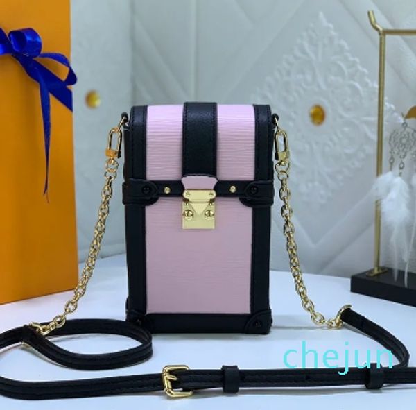 Kıdemli Tasarımcı Crossbody Cüzdan Zincir Tek Omuz Kart Tutucu El Çantası Cep Telefonu Küçük Presbiyopya Akşam Çantası Moda Cüzdan