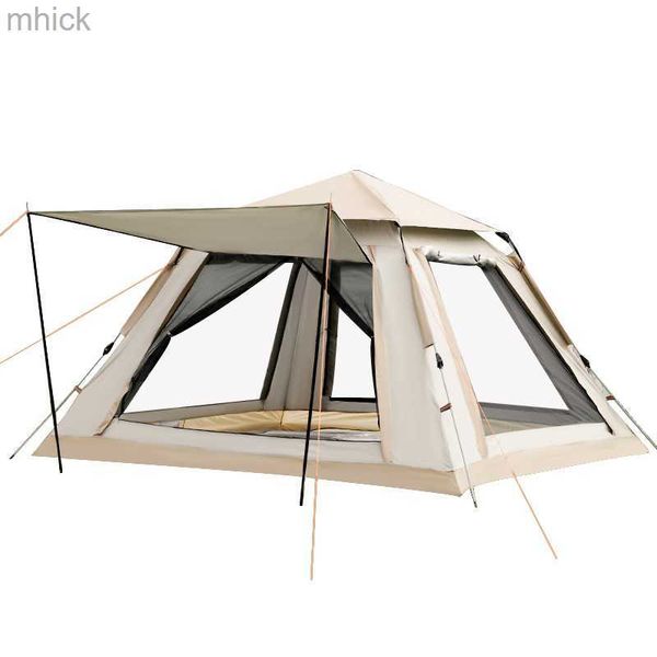 Tendas e abrigos Swolf automaticamente tenda ao ar livre 5 8 pessoas praia aberta rápida camping duplo acampamento de chuva abrigos de um quarto