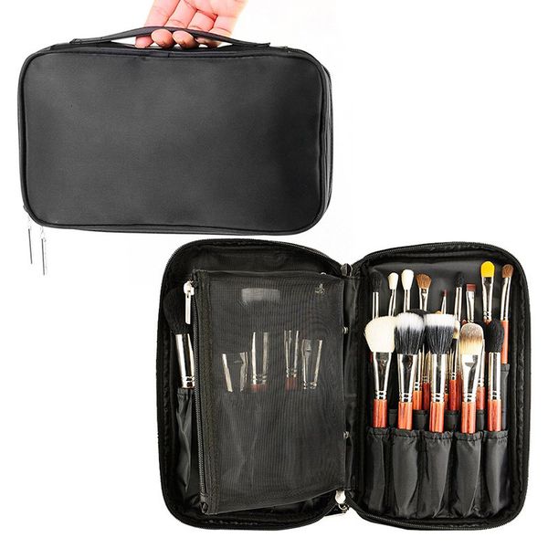 Astucci per cosmetici Astuccio per cosmetici professionale Astuccio per cosmetici Organizer per spazzole da toilette Neceser Borsa per trucco multifunzionale per viaggi a casa 230419