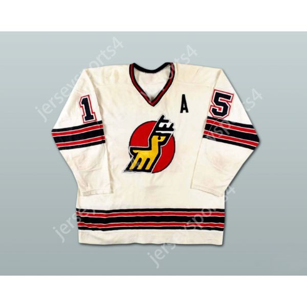 Personalizado PAUL CURTIS WHA MICHIGAN STAGS HOCKEY JERSEY NOVO Top Costurado S-M-L-XL-XXL-3XL-4XL-5XL-6XL