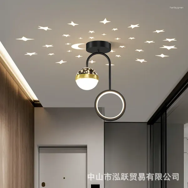 Потолочные светильники Стеклянная лампа Современные светодиодные потолки для ванной комнаты Простой светильник в виде куба