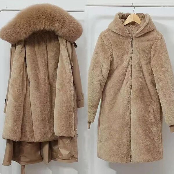 Frauen Graben Mäntel Parkas Warme Frauen Unten Jacke 2023 Winter Dicke Schnee Tragen Mantel Dame Kleidung Weibliche Jacken