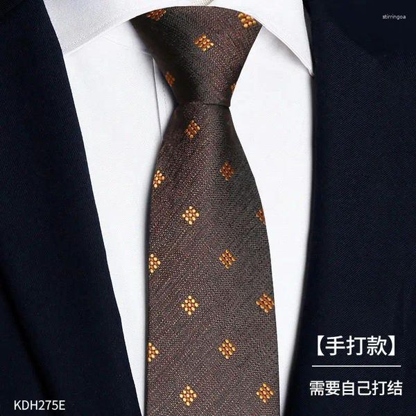 Галстуки-бабочки Коричневый винтажный галстук Мужской индивидуальный британский банкетный костюм Деловая рубашка Профессиональная мода