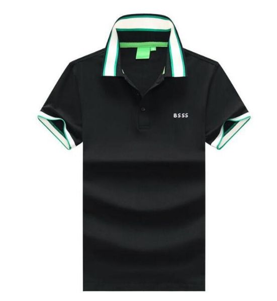 Designer-Mode-Top, Business-Bekleidung, Polo, korrekte Logo-Stickerei am Kragen, kurzärmliges Poloshirt, mehrfarbiges Herren-POLO-Shirt
