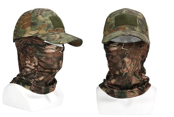 Bisiklet Kapakları Maskeler Taktik Kamuflaj Baş Kapak Açık Mekan Binicilik Balıkçılık Güneş Koruyucu Nefret Maskesi Şapka Ördek Dil Beyzbol Şapkası 231120