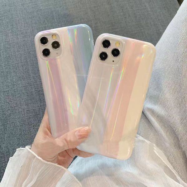 Custodia per telefono in silicone di design Rinfrescante piccolo arcobaleno Adatto per iPhone 14 13 12 Pro max 11 14plus Custodia morbida per telefono anti-caduta