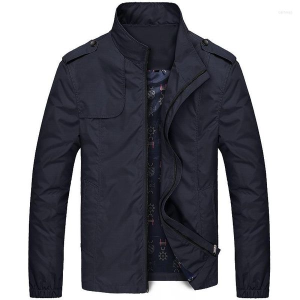 Jaquetas masculinas capa de primavera causal homens secas rápida seca à prova d'água sólida slim fit bomber moda zip pocket cutne plus size m-5xl masculino cair