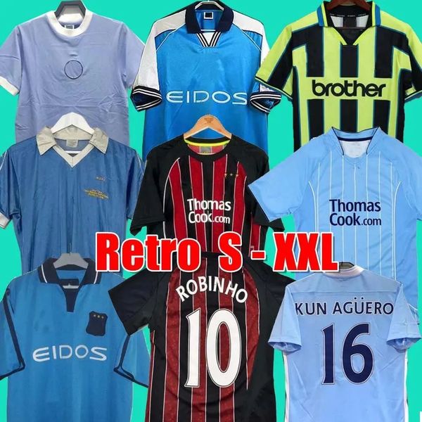 I Man Soccer Jerseys 98 99 00 11 12 City Kids Kit Set 1998 1999 2000 2011 2012 1972 EIDOSX Gallaghe WEAHER Teveze Kuni Shirts Kit 07