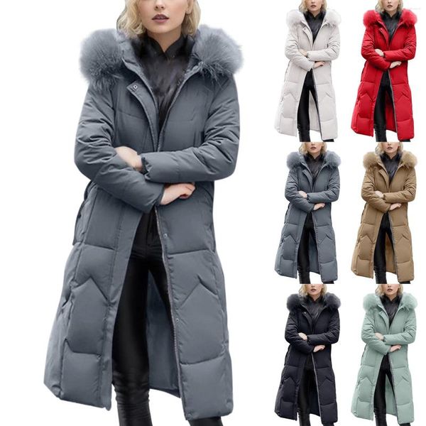 Женские плащи, модная зимняя хлопковая одежда, однотонная длина, свободная куртка с капюшоном, ветрозащитная ветровка с дельфином, дождевые куртки