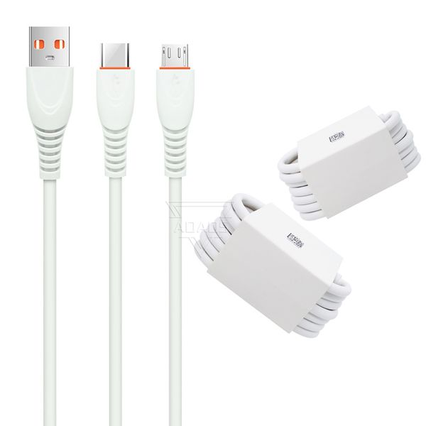 6A Superschnelles Ladekabel USB-Typ-C-Telefondatenkabel Micro V8 für Android Samsung