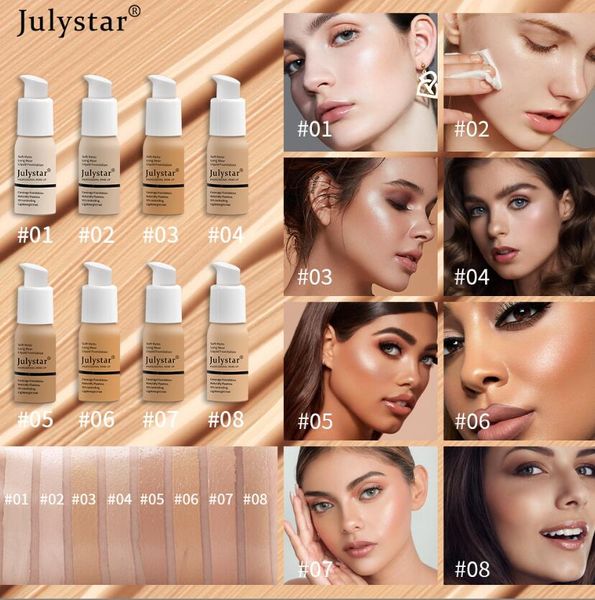 Foundations Stock Yüz Makyajı Bu Şekilde Doğdu 30Ml Liquid Concealer Aydınlık Yağ Belirlenemeyen Ortadan Fl Erage Foundations 4 Drop Del Dhdpd