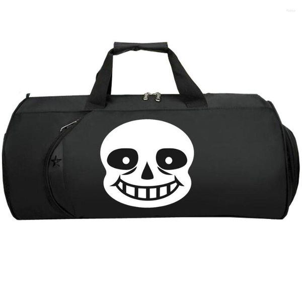 Duffel Bags Sans Bag Undertale Player Travel Tote Game Fitness Sling Pack UNissex Exercício Handle Trip Duffle Print Luggage