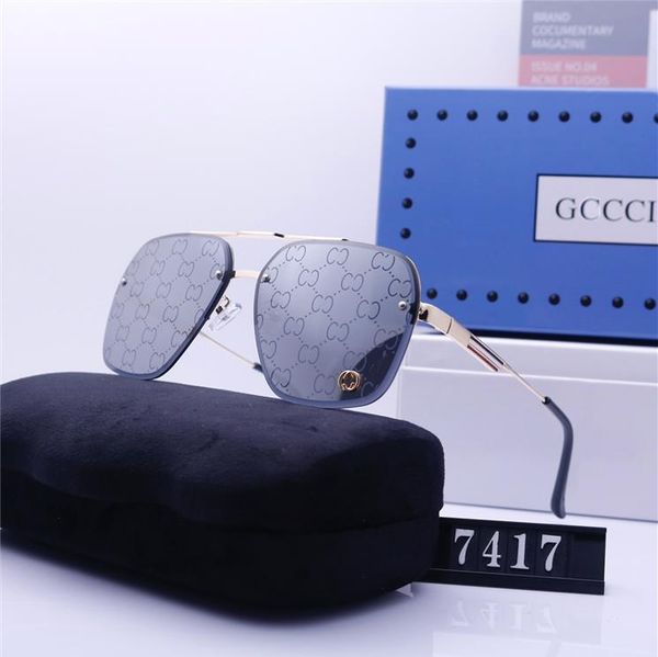 Occhiali da sole firmati da uomo Lettere Cornice Lettera Lunette gg Occhiali da sole per donna Occhiali da sole polarizzati oversize per anziani Tonalità UV