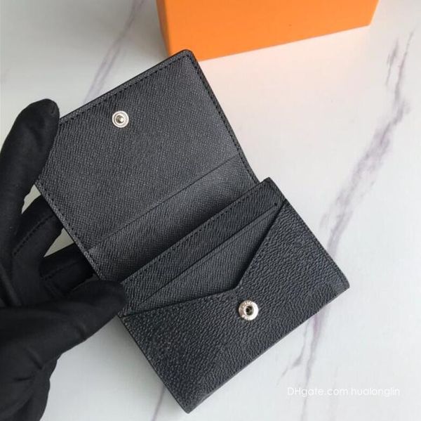 Luxusdesignerin Frau Brieftaschenkartenhalter Männer Brieftaschen Geldbeutel mit Kastenblumen Buchstaben Grid Großhandel kostenlos Versand