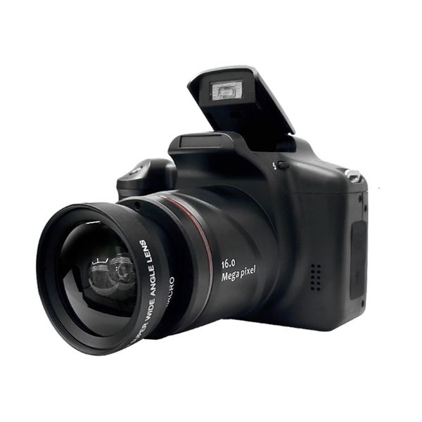 Штативы Professional Pography Camera SLR Digital Commore Portable Handheld 16x Digital Zoom 16MP HD Выходная селфи камера 230419