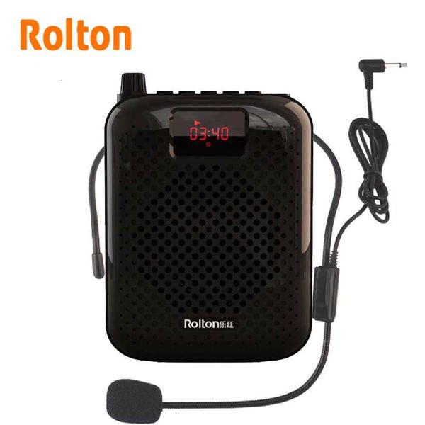 Microfoni Rolton K500 Altoparlante Bluetooth Microfono Amplificatore vocale Booster Megafono Altoparlante per l'insegnamento Guida turistica Promozione delle vendite 230419