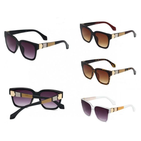 Lunettes de soleil design pour femmes mens lettre lunettes de soleil lunettes de plage lunettes de protection en plein air cadre PC lunettes sport conduite luxe avec boîte d'origine 4164