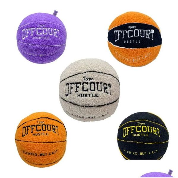 Bonecas de pelúcia 25cm offcourt basquete brinquedo silencioso silencioso travesseiro de pelúcia animal macio crianças aniversário presentes de natal 231007 d oti9p