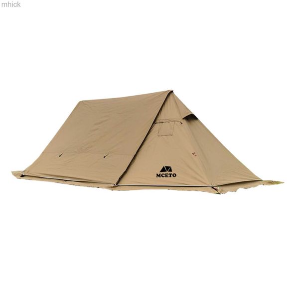 Zelte und Unterstände im Freien, winddichtes Campingzelt mit Herdanschluss, 4-Jahreszeiten-Zelt, Sonnenschutz für Familien, Camping, Jagd, Angeln, Wanderungen