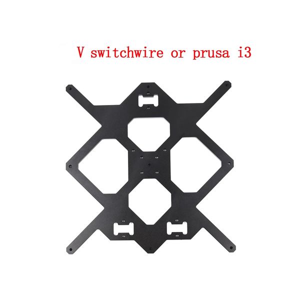 Принтер поставляется Prusa i3 Mk3 Mk3s y Carriage Aluminum Plate Совместимая на переключающая пластина y Carriage Crackte Дополнительный