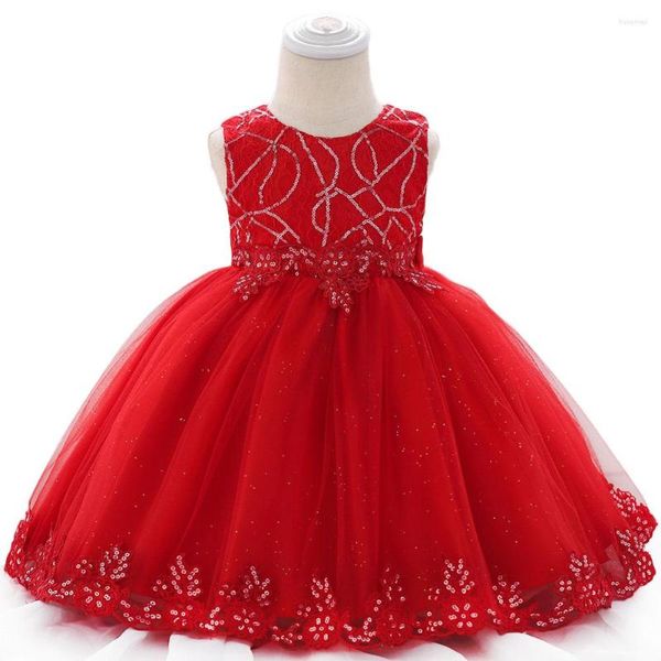 Abiti da ragazza per ragazze di fiori, feste, matrimoni, damigelle d'onore, costumi estivi per neonati, 1 anno, compleanno, per vestiti per bambini