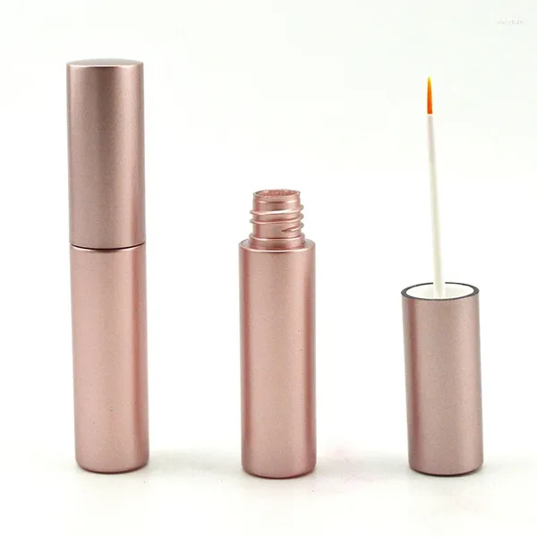 Vorratsflaschen 100 Stück 5 ml DIY Rose Gold leere Wimpern Tube Mascara Eyeliner Fläschchen Flasche nachfüllbar