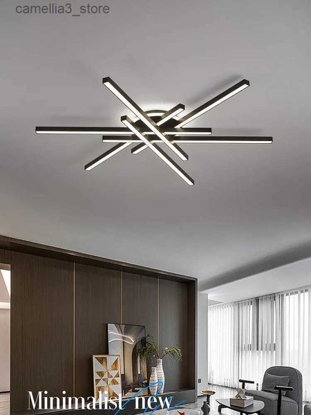 Plafoniere 2023 nuova lampada da soffitto Nordic moderna lampada a LED soggiorno sala da pranzo camera da letto luci lampadario a soffitto Q231120