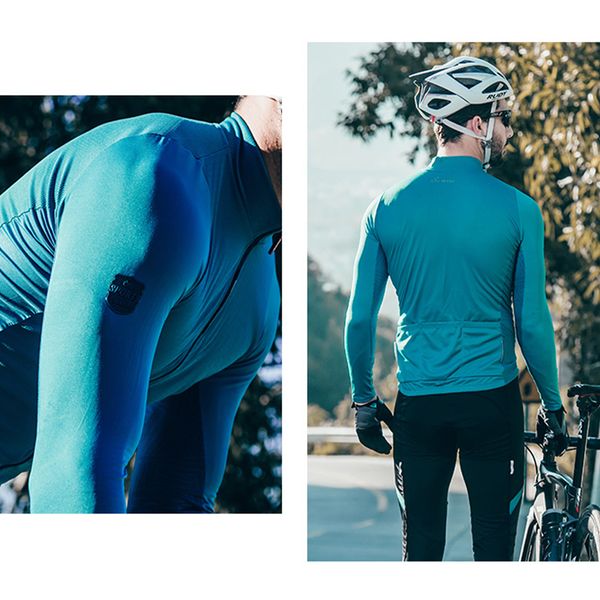 Bisiklet gömlekleri üstleri sanic erkekler bisiklet forması uzun kollu yaz uyumu rahat mtb üst uzun kol bisiklet forma yol bisiklet 230420