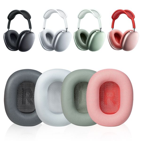 Per Airpods Max auricolari bluetooth Accessori per cuffie TPU trasparente Silicone solido Set protettivo impermeabile AirPod Maxs usb c Pacchetto copertura auricolare in metallo