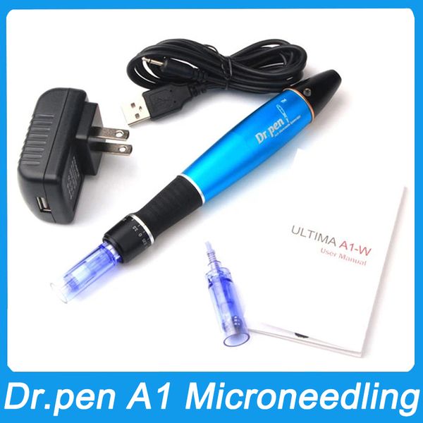 Dr. Pen Ultima A1 Professional Micro Skin Pen Kit di strumenti elettrici per la riparazione della pelle senza fili Derma Stamp Therapy Dispositivo per la cura della pelle Meso MTS Trattamento Dermapen