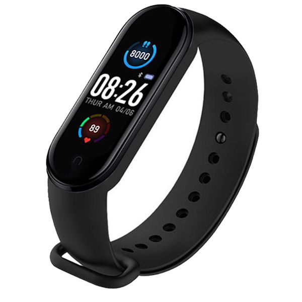 M5 Smart Watch Bracciale sportivo intelligente Fitness Tracker Sfigmomanometro frequenza cardiaca Bracciale intelligente Uomo Donna per Android e Ios