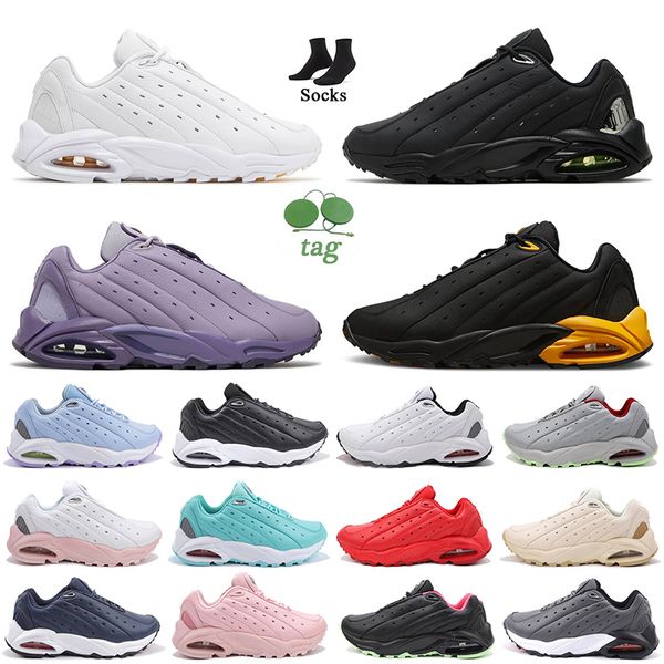 Big Size 12 Mulheres Homens Nocta x Hot Step Terra Casual Designer Sapatos Couro Triplo Branco Preto Universidade Ouro Roxo Rosa Terras Noctas Sports OG Sneakers Treinadores