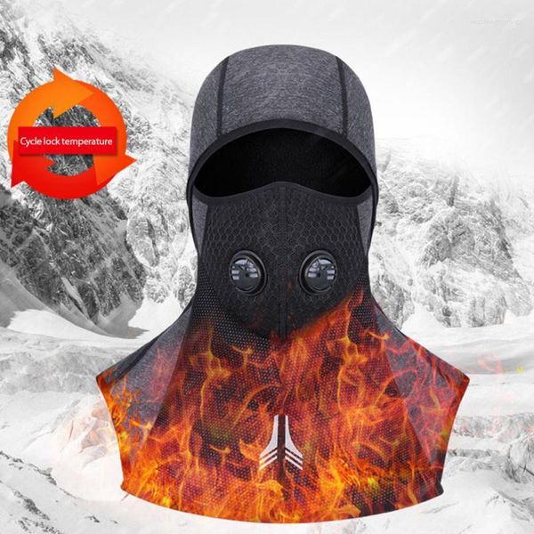 Capacetes de motocicleta Balaclava respirável Tampa de máscara de face completa Tampa de moto à prova de vento Motocross Motocross Ciclismo Snowboard Helmet Liner Men Mulheres