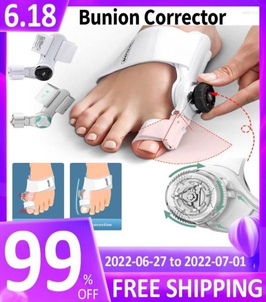 Conjunto de acessórios de banho Bunion Splint Big Toe Straightener Ajustável Corrector Knob Hallux Valgus Correção Ortopédica Suprimentos Pedic8334713