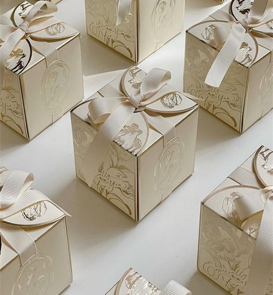 Подарочная упаковка, тюльпаны, цветы, коробка конфет, картонная упаковка es, маленькая упаковка для свадьбы, дня рождения, вечерние украшения для детского душа 2209138475428