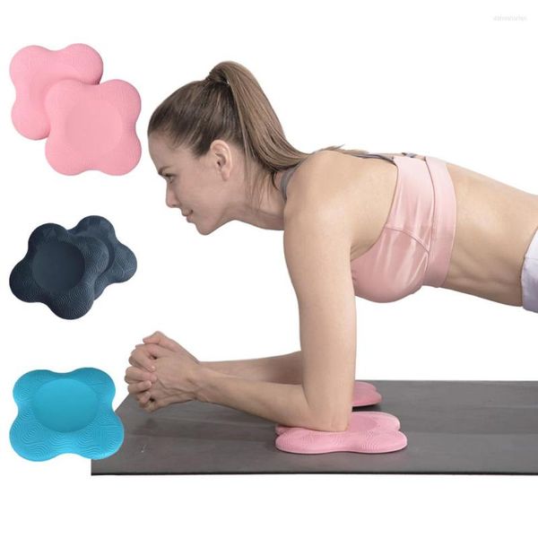 Ginocchiere Yoga Gomiti Mani Polso Cuscino Supporto per plancia Tappetino protettivo Fitness Sport Esercizi Pilates Mats