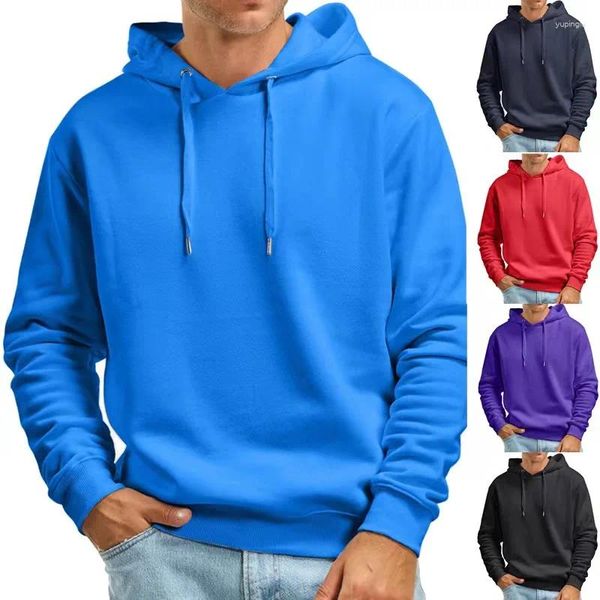 Sudaderas con capucha para hombre, sudadera con capucha cepillada para hombre, sudadera con capucha de felpa, sudaderas con capucha, informal liso de invierno