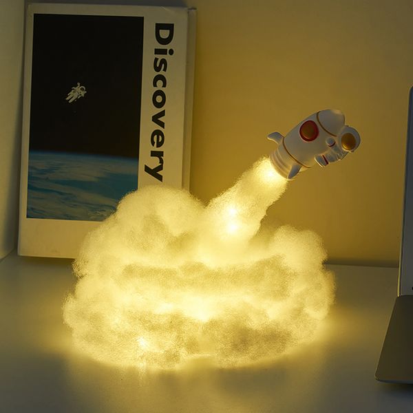 Oggetti decorativi Figurine Modern Creative Astronauta Statua Cute Kawaii Accessori da scrivania Scaffali Decorazioni per la camera Decorazioni per la casa desktop per bambini 230419