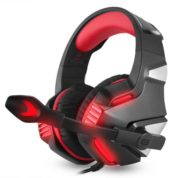 Handy-Kopfhörer V-4 Stereo-Gaming-Headset, Geräuschunterdrückung, Over-Ear-Kopfhörer mit Mikrofon, LED-Licht, Bass-Surround für PC/Computer/Laptop-Spiele YQ231120