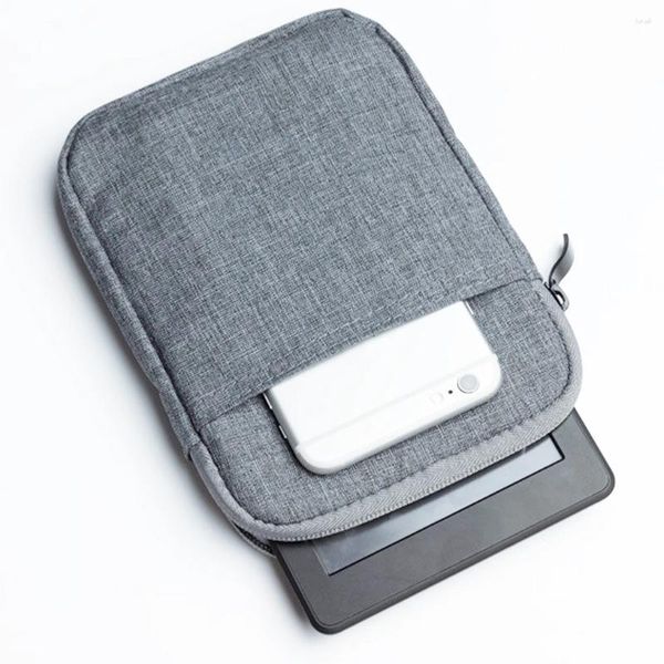 Sacos de armazenamento protetores fáceis de transportar fecho zip bolso exterior bem proteção para kindles saco