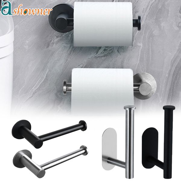 Porta carta igienica Asciugamano da parete per cucina Armadietto in acciaio inossidabile Appendiabiti per rotoli Accessori per il bagno 230419