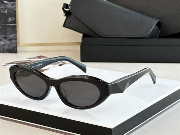 Novos óculos de sol de design de moda acetato pr26 simples gato olho de olho quadro de vanguar