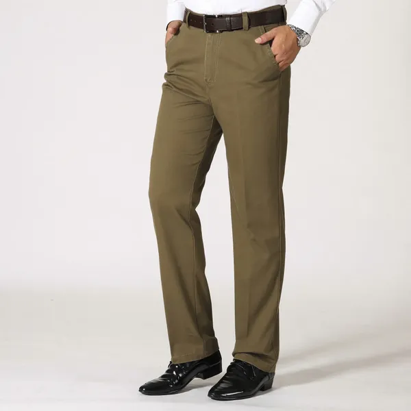 Calças masculinas vintage terno calça diária casual cor sólida comprimento total fino bolso zíper trabalho moda