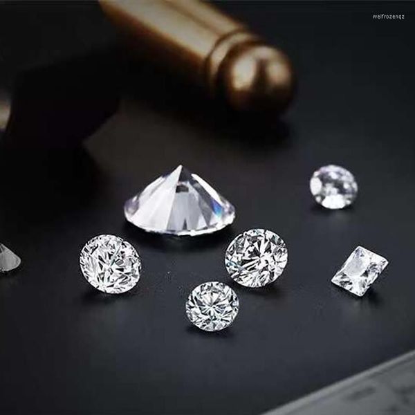 Diamantes soltos boeycjr 0.56ct g cor laboratório cultivado diamante hpht vs redondo brilhante corte pedra excelente fabricação de jóias