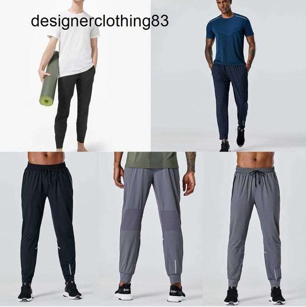 Herbst lange Hosen Männer Sport Laufen Candy Farbe Outdoor Gym Taschen Slim Fit Jogginghose Lu Hose Jogger Hose Herren lässig elastisch