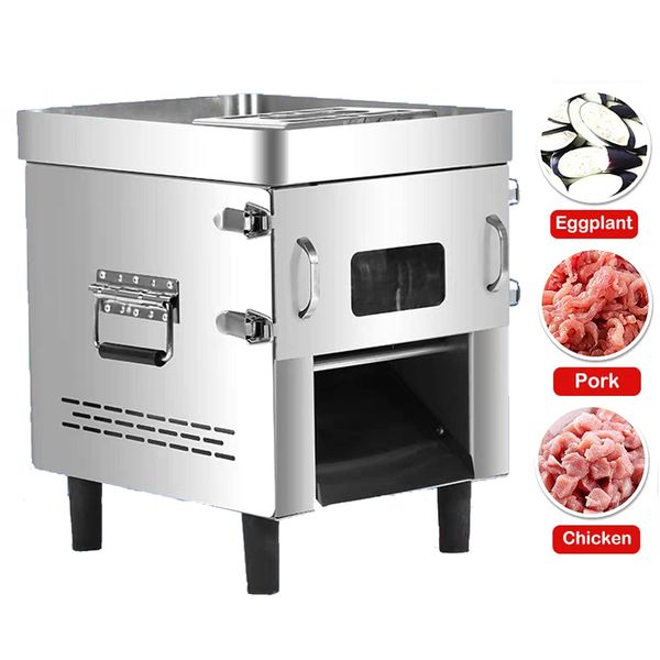 Affettatrice elettrica per carne Taglierina automatica per carne Lama estraibile Tagliatrice per tagli di carne Commerciale